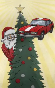 Santa's Sports Car is Coming to Town