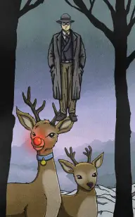 The Stranger's Light in the Snow