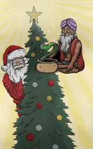 Santa's Beggar is Coming to Town