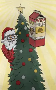 Christmas Eve with My Milk Carton