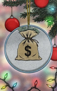 The Christmas Cash Decoration