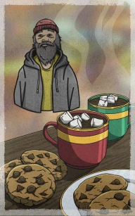 The Grandpa on Christmas Morning