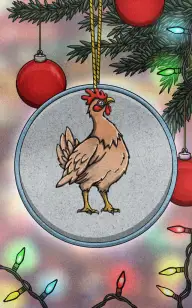 The Rooster's Only Christmas Card