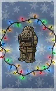 Artifact Wrapped in Lights