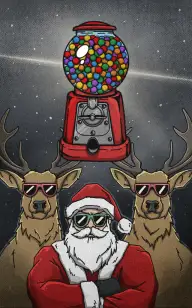 Santa's Mission: The Stolen Gum Machine