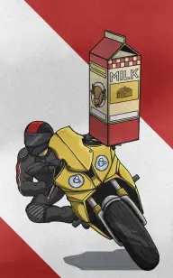 Full Throttle Milk Carton