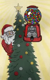 Christmas Eve with My Gum Machine