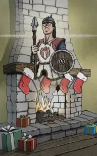 The Knight's Christmas Sock