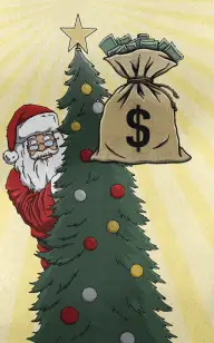 Santa's Money is Coming to Town