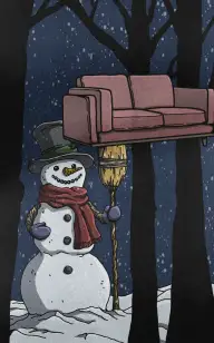 The Snowman's Sofa