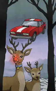 The Little Reindeer's Sports Car