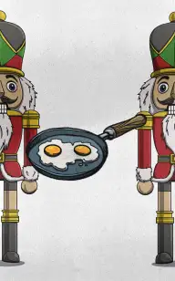Frying Pan Nutcrackers