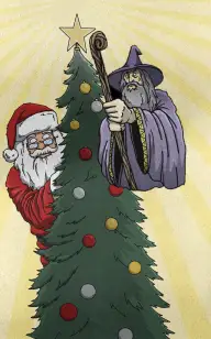 The Wizard Waiting for Santa