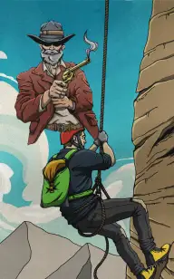 Climbing Cowboy Mountain