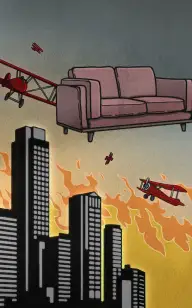 Giant Sofa Attacks Manhattan