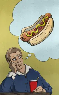 Hot Dog Daydreaming