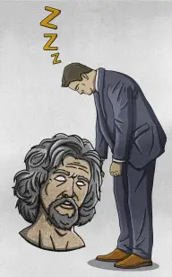 Philosopher Clocked Out