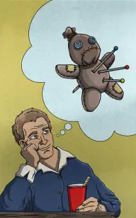 Voodoo Doll Lost in Thoughts