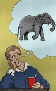 Elephant Daydreaming