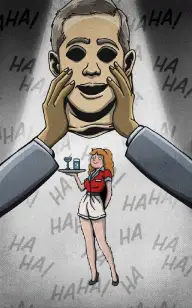 The Waitress Behind the Mask