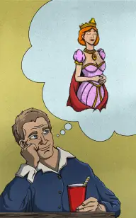 Queen Lost in Thoughts