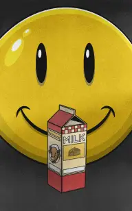 Big Grin Milk Carton