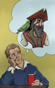 Pirate Daydreaming