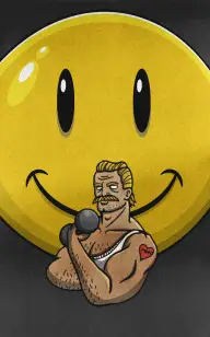 Big Grin Bodybuilder