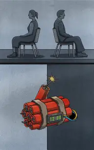 The Breakup Over the Bomb