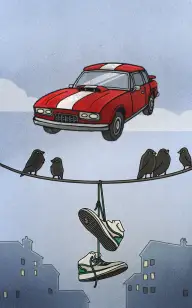 The Race Car in the Streets