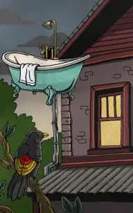 Bathtub Gone With the Wind