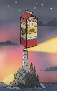 The Shining Cow Juice at Sea