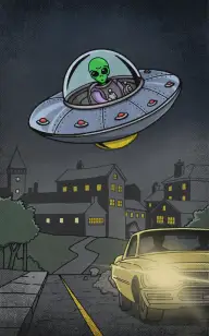 The Spaceship, Gone by Midnight