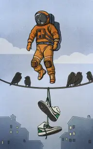 The Spaceman in the Streets