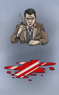 The Gangster Covered in Blood