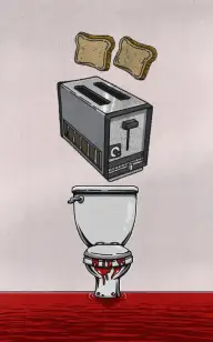 A Dead Toaster in Stall 66