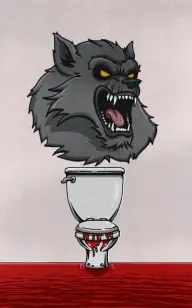Bathroom Carnage: Kill the Wolf