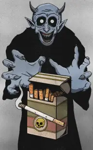 Satan and His Cigarette