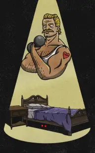 The Weightlifter in Tim's Room