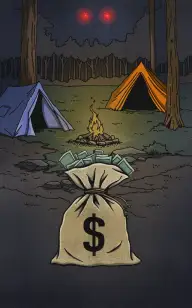 A Scary Cash in the Tent
