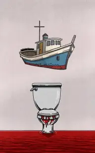 The Yacht Flushed Away