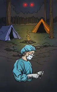 A Scary Doctor in the Tent