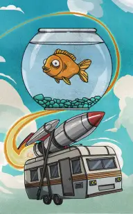 Cosmic RV Trip with Fish