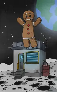 Gingerbread on the Moon