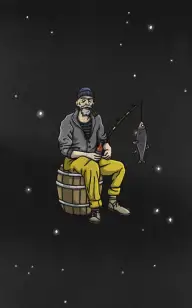 The Space Fisherman