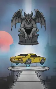 The Gargoyle Space Racer