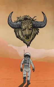 The Bull Living on Mars