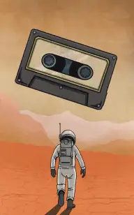 Cassette on Mars