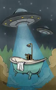 Tub Alien Invasion