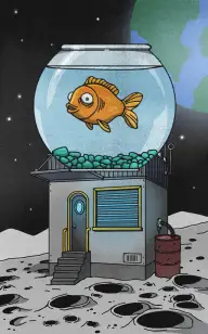 Fish Bowl in Moonbase 42